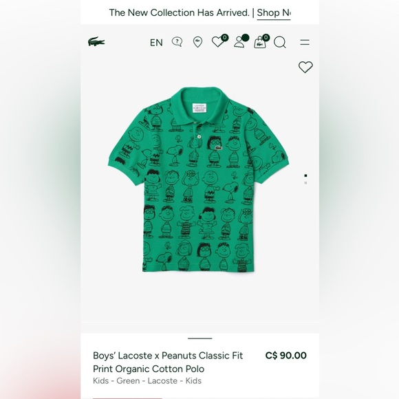 Lacoste Kids' Coral Graphic Polo Shirt - Picture 7 of 7